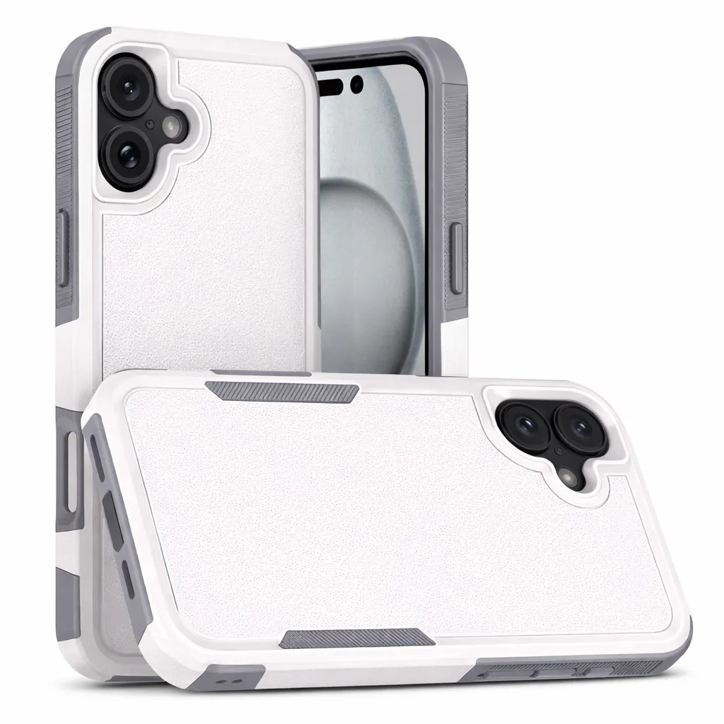 OTCR White Comm Lite Case for Apple iPhone 17