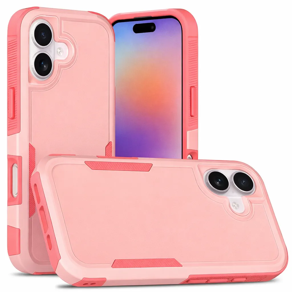 OTCR Pink Comm Lite Case for Apple iPhone 17