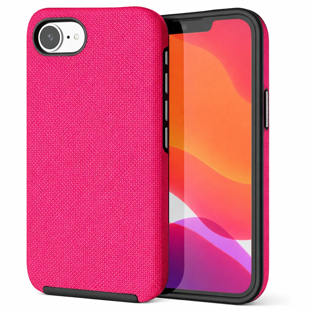 OTCR Hot Pink Dotted Co ... for Apple iPhone 16e