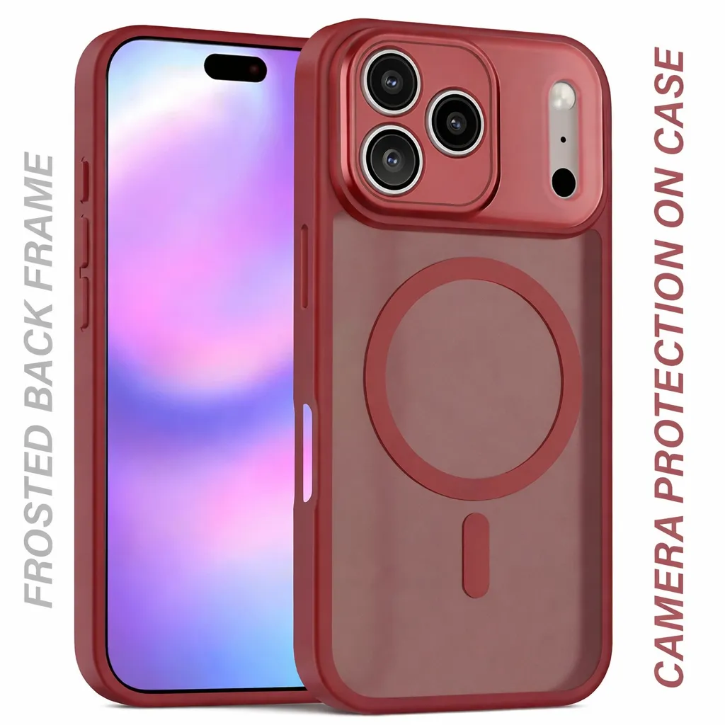 OTCR Wine Matt Rubbe ... for Apple iPhone 17 Pro