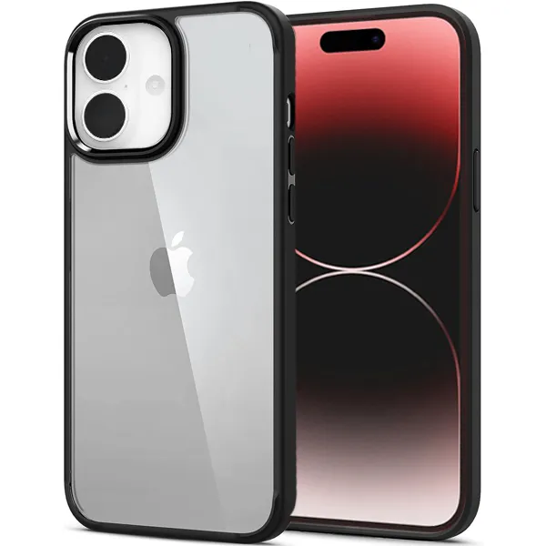 [OTCR41-34460] OTCR Black Clear Transpa ... for Apple iPhone 16