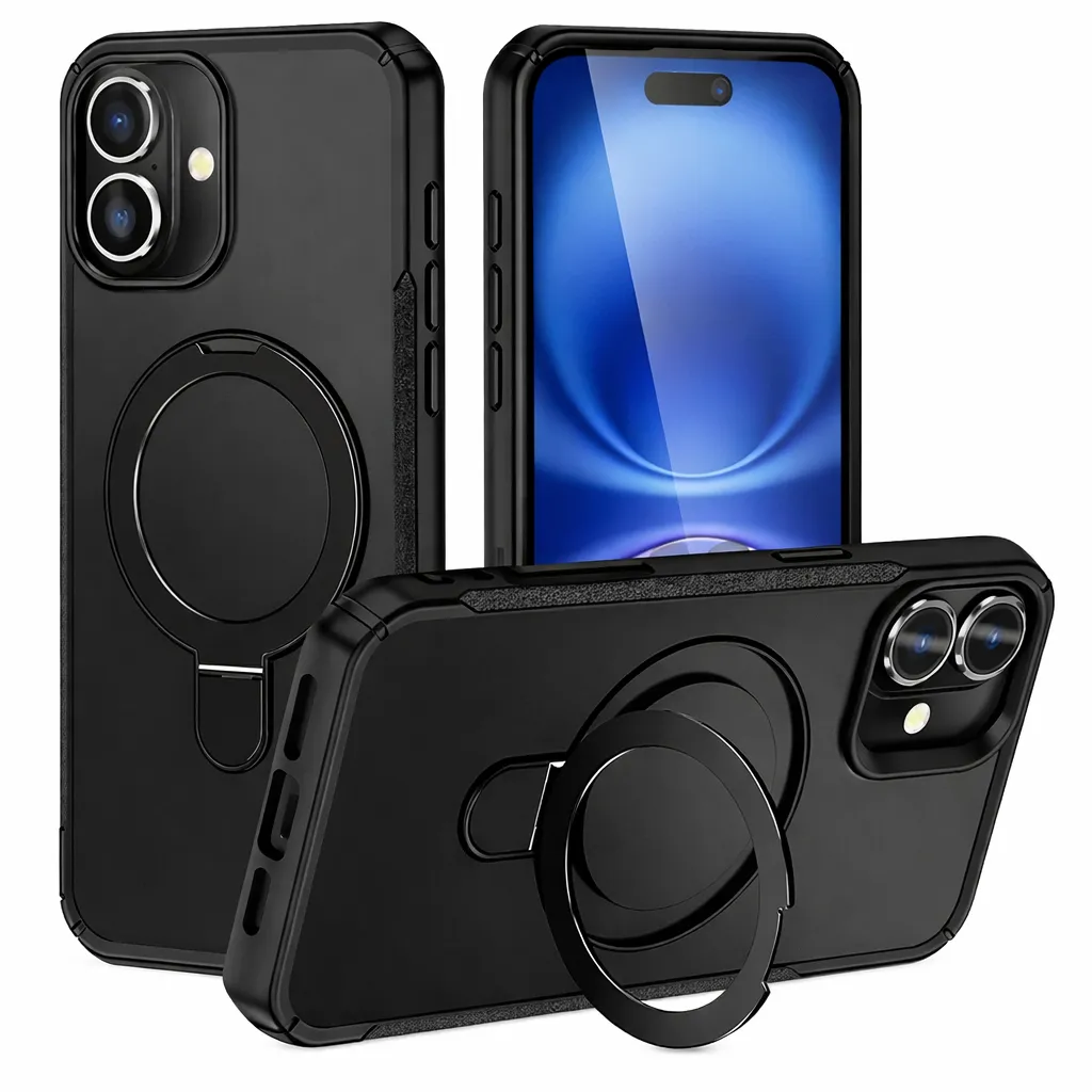 [OTCR143-39168] OTCR Black Magsafe Vivid ... for Apple iPhone 16