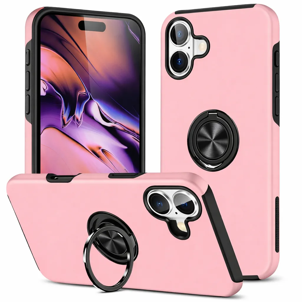 [OTCR77-34508] OTCR Rose Gold Swirl Inv ... for Apple iPhone 16