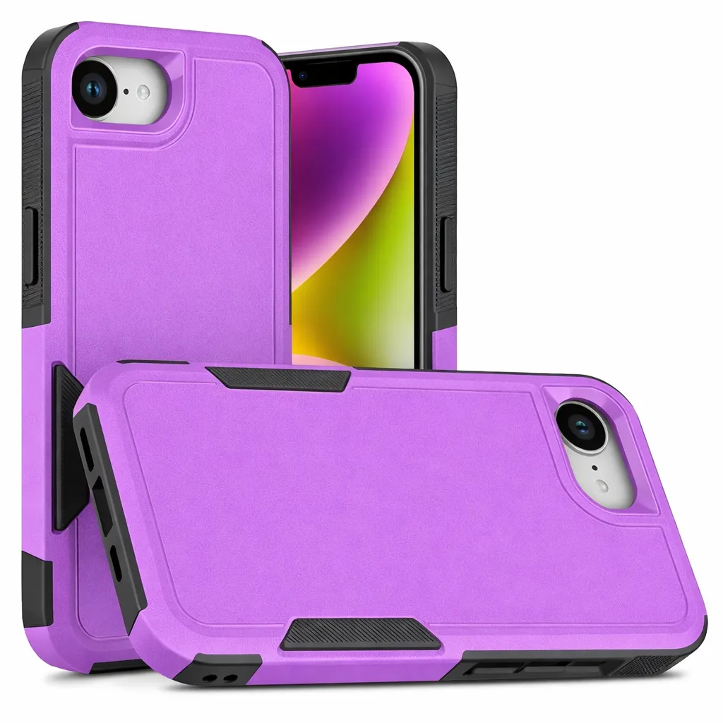 OTCR Purple Comm Lite Case for Apple iPhone 16e