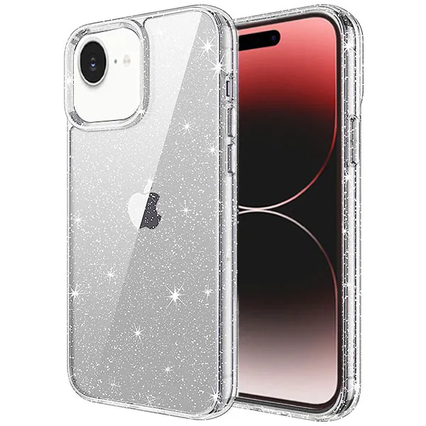 OTCR Clear Sparkly Tran ... for Apple iPhone 16e