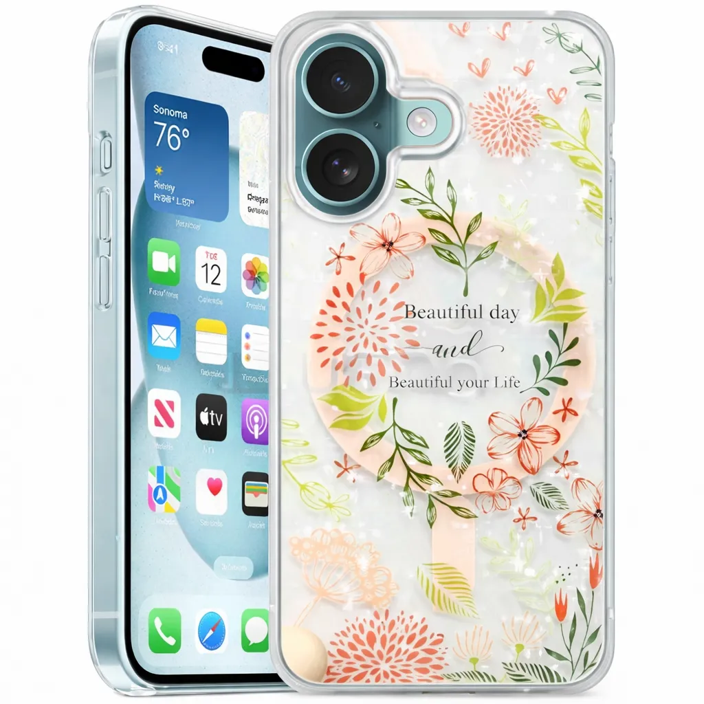 OTCR Beautiful d ... Floret Case Apple iPhone 16