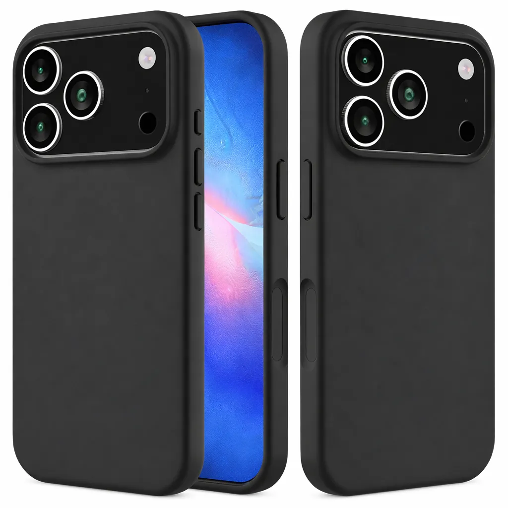 [TPU16-41527] TPU Black Premium Li ... for Apple iPhone 17 Pro